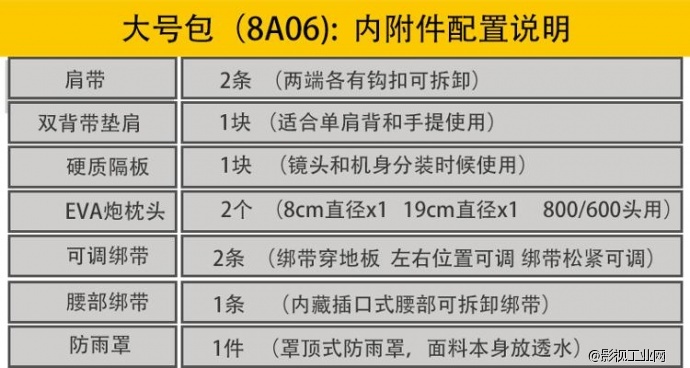 赛腾（statin）8A08 超远摄定焦镜头抗压包