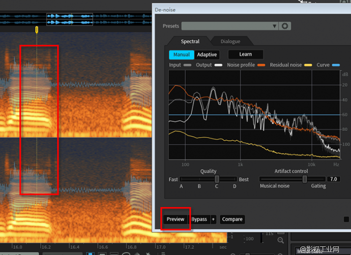 ​使用iZotope处理音频（去噪和修复）