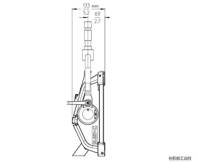 阿莱ARRI SkyPanel S60-C LED柔光灯(蓝/银, Edison插座)# L0.0007063