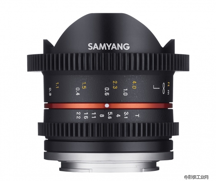 韩国Samyang 三阳 8mm T3.1 Cine UMC FISH-EYE Ⅱ 电影镜头 M4/3卡口