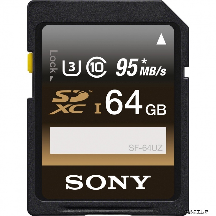 索尼（SONY）64G UHS-3 SF-64UZ 95M/S SD存储卡