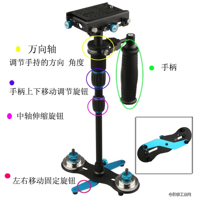 Fotga 单反手持稳定器