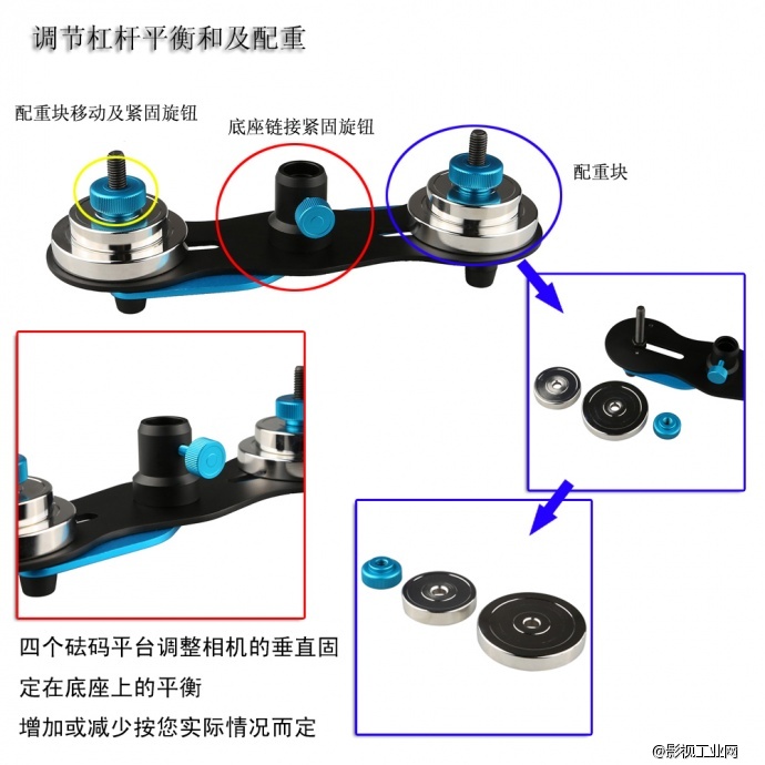 Fotga 单反手持稳定器