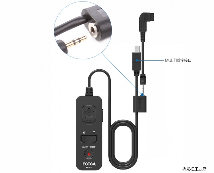 Fotga RM-VS1索尼单反微单摄像快门线