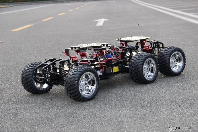 六轮无线遥控移动拍摄车