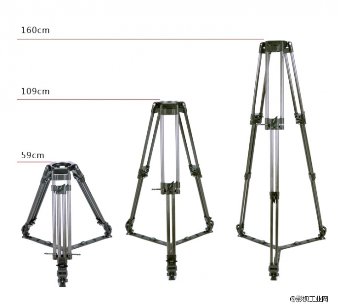 SECCED SC-EFP/CF150D碳纤维三脚架 EFP单架体