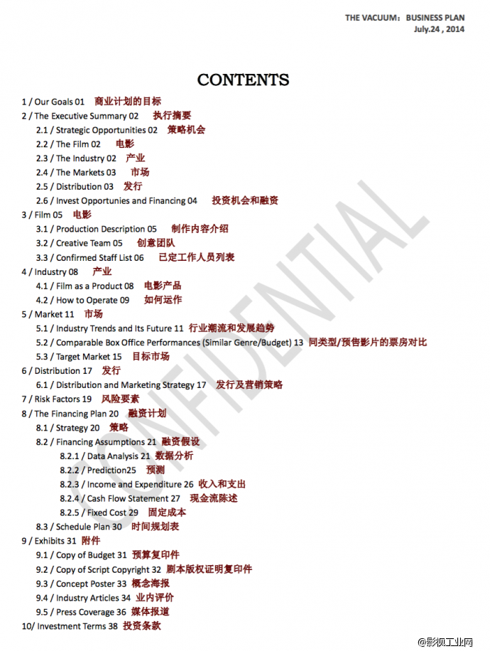 ​电影商业计划书如何成功找到钱？​——融资的前提：商业计划书