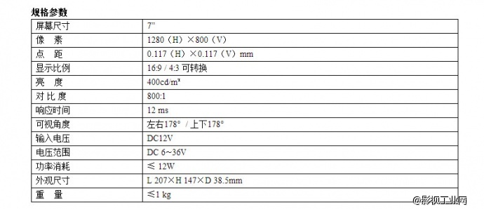 中国广播电视、影视行业国产7英寸、8.9英寸监视器评测之——瑞鸽 视威 富威德 百视悦 利利普篇（第一部分）