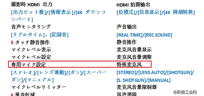 松下GH4 配松下话筒DMW-MS2 麦克风的问题