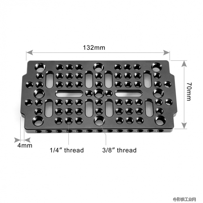 斯莫格SmallRig 15mm导轨多孔转接快装板 1705