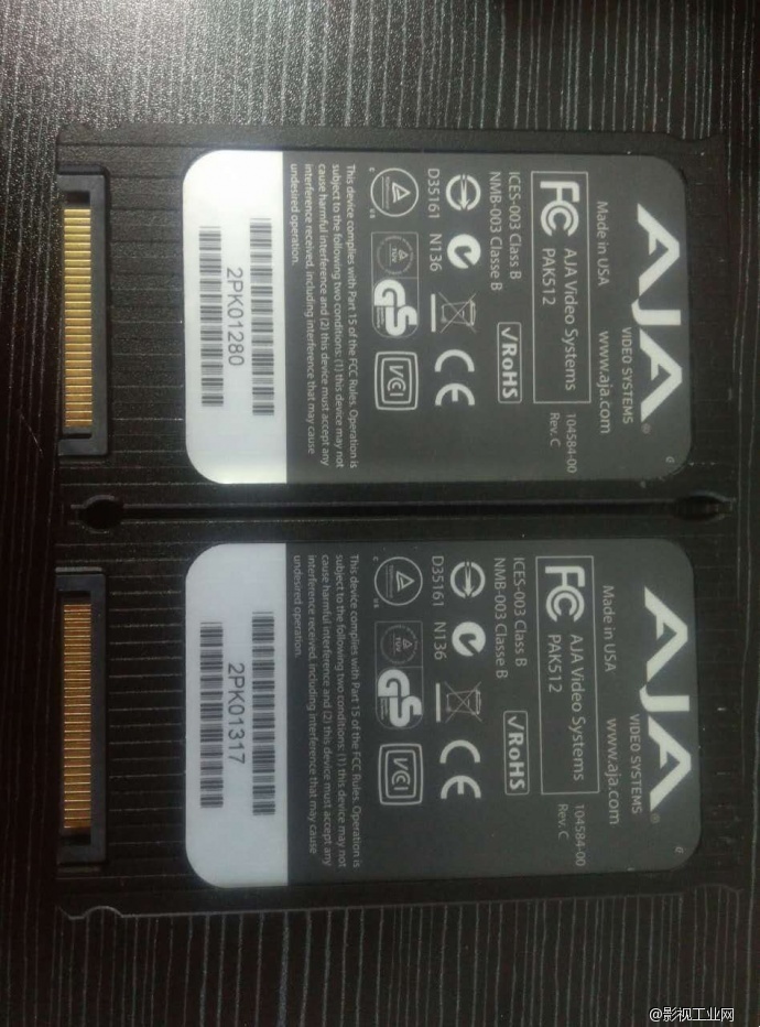 【稀缺二手】AJA 4K记录仪储蓄卡 512GB 7242元