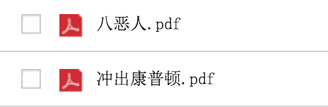 2016奥斯卡16个提名影片剧本下载