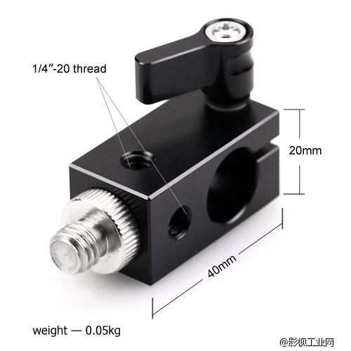 斯莫格SmallRig 转接单反管夹 1084