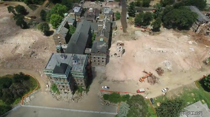 航拍 废墟 老宅 拆迁 航拍 废墟 老宅 拆迁