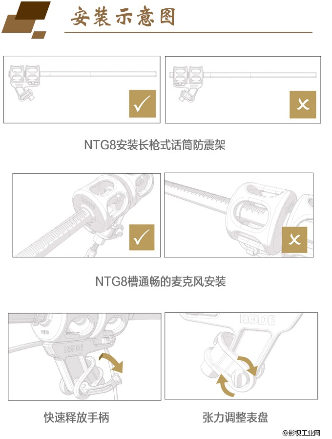 罗德RØDE NTG-8射频偏置长枪式话筒