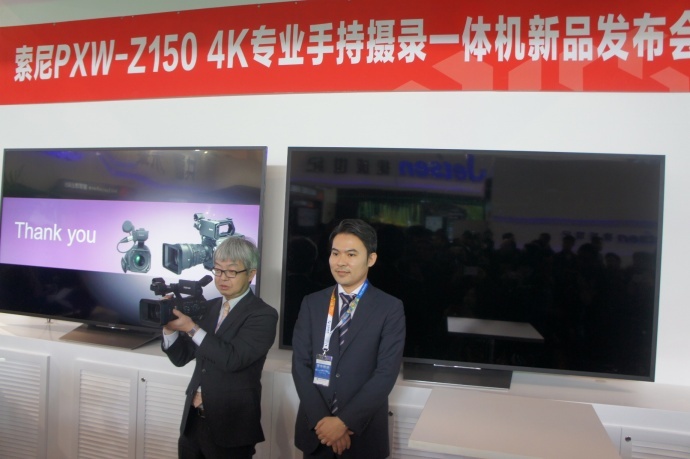 索尼推出全新专业4K 手持式摄录一体机PXW-Z150　带来广播级4K及全高清画面质量