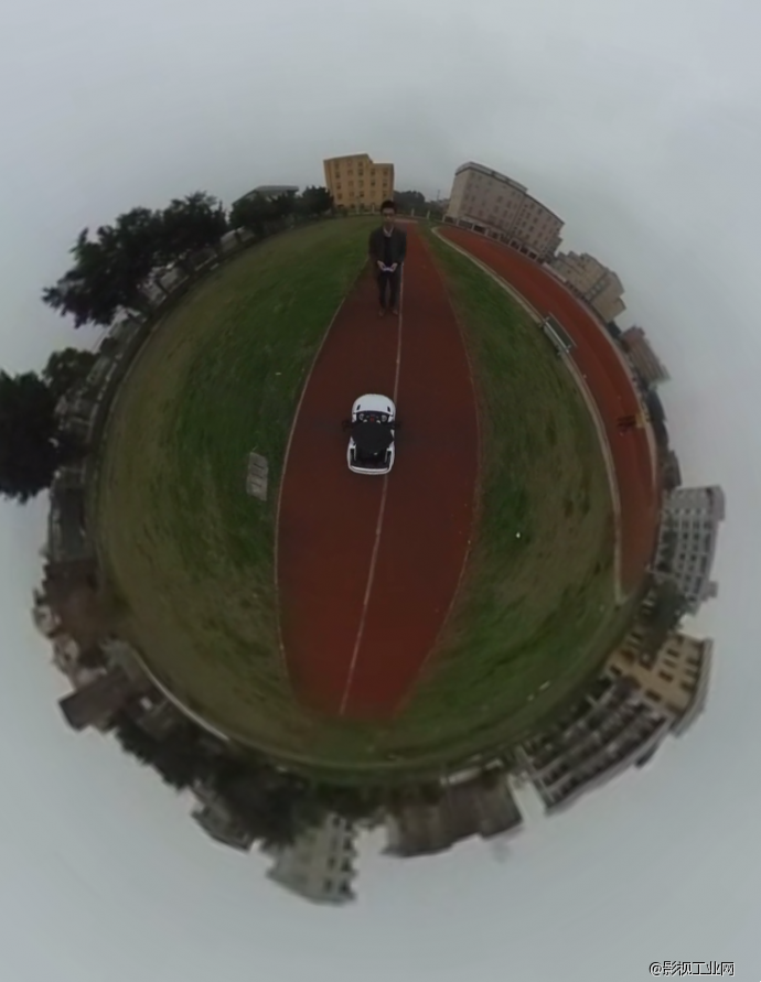 武煌慢速高支撑遥控全景拍摄车今日首测