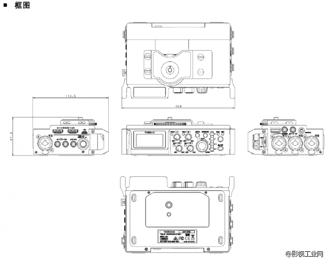 Tascam DR-701D 单反录音机