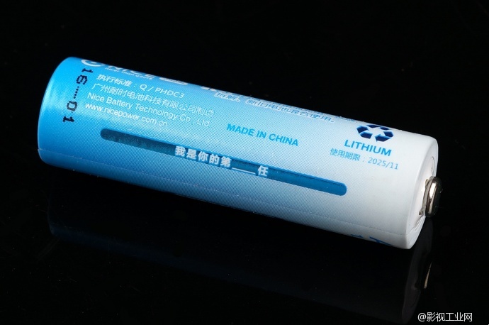 耐时发布第三代五号锂铁电池 容量3000mAh