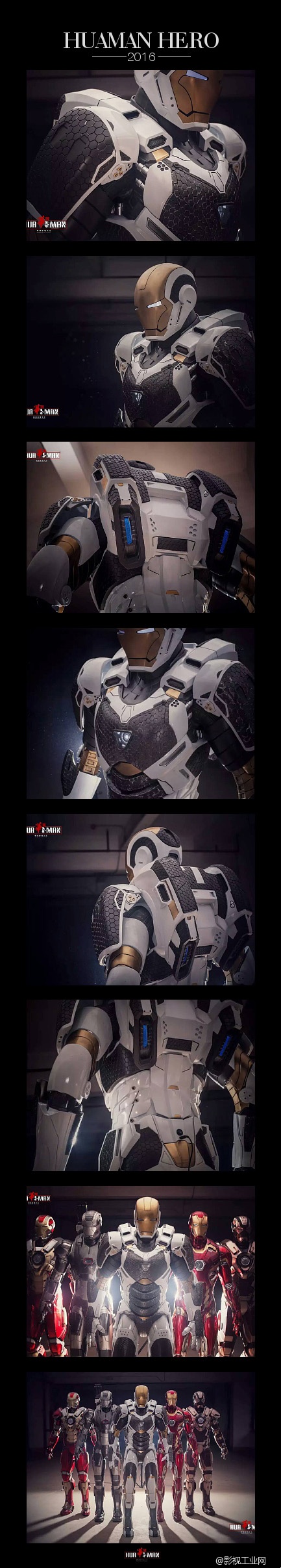 IRON MAN 1:1 系列 全比例 完美呈现， 耀世登场。华漫会进入一个全新的里程，请继续关注【华漫英雄】
