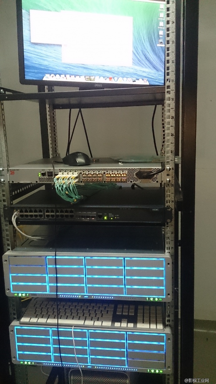 苹果光纤阵列、苹果XSAN光纤非编网，真人秀节目后期剪辑制作网