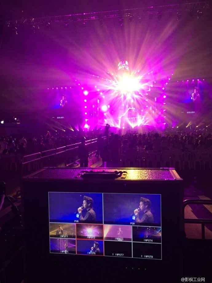 深圳春茧体育馆2016天猫音乐狂欢节现场直播花絮 现场高清无线图传设备由深圳蓝集科技全权提供