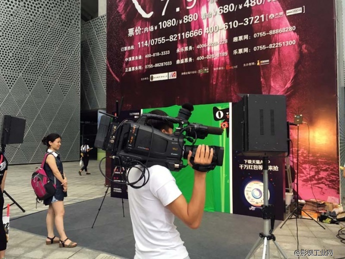 深圳春茧体育馆2016天猫音乐狂欢节现场直播花絮 现场高清无线图传设备由深圳蓝集科技全权提供