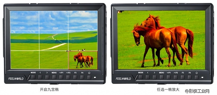 FeelWorld 7寸全高清摄影监视器，完美功能演绎性价比王者风范