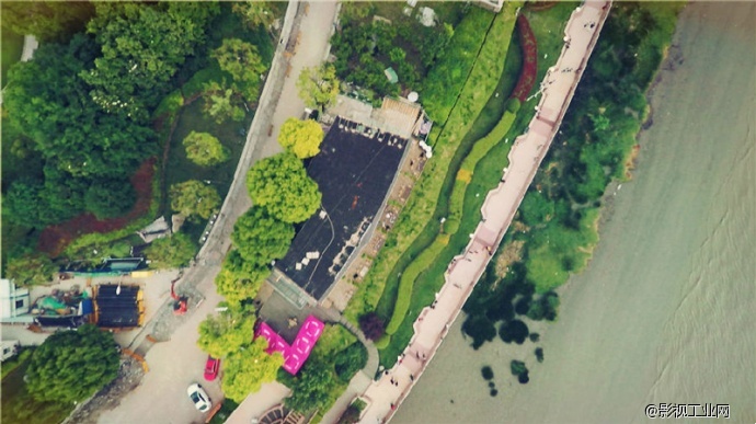 上海外滩东方明珠高清航拍素材