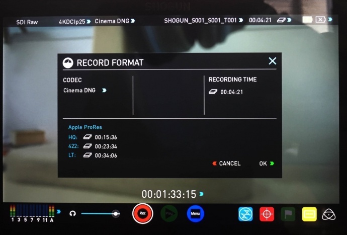 Shogun迎来CinemaDNG录制固件，这回真的是RAW了！