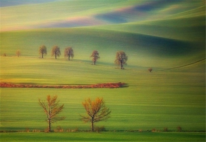 航拍作品欣赏:绝美的绿色风光摄影