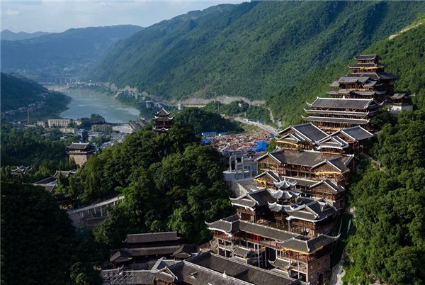 震撼！重庆蚩尤九黎城图片!