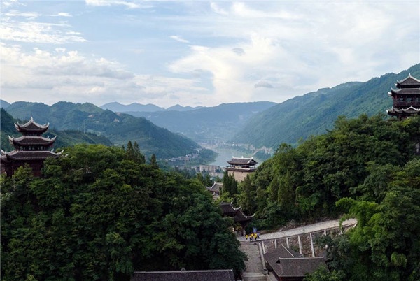 震撼！重庆蚩尤九黎城图片!