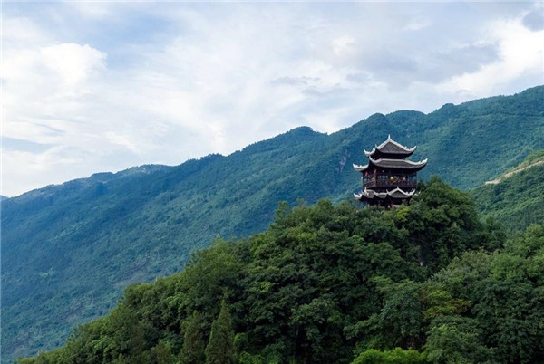 震撼！重庆蚩尤九黎城图片!