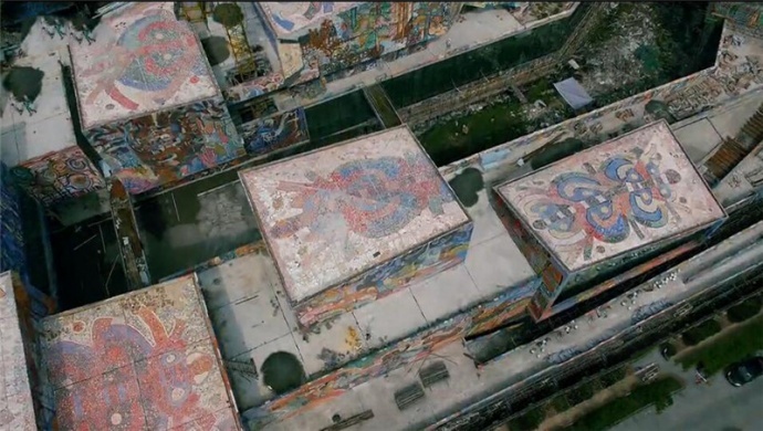 航拍带你俯瞰最炫四川美术学院