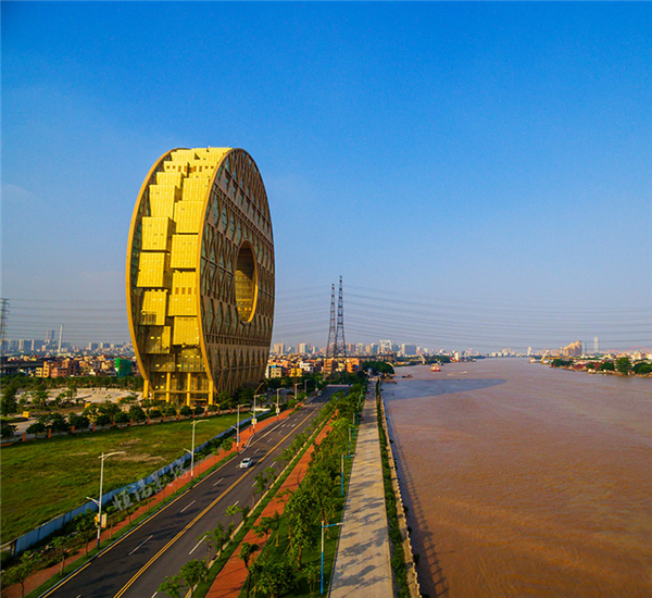 惊艳！广州圆大厦航拍美图