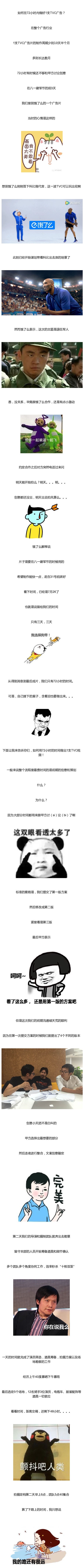 如何在72小时内拍一条TVC？