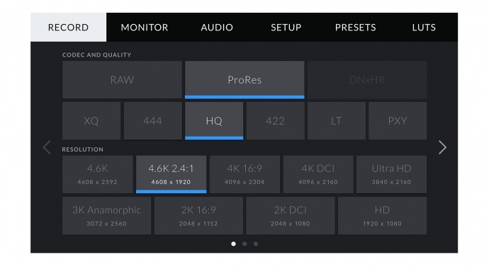 URSA Mini新操作系统公测版发出