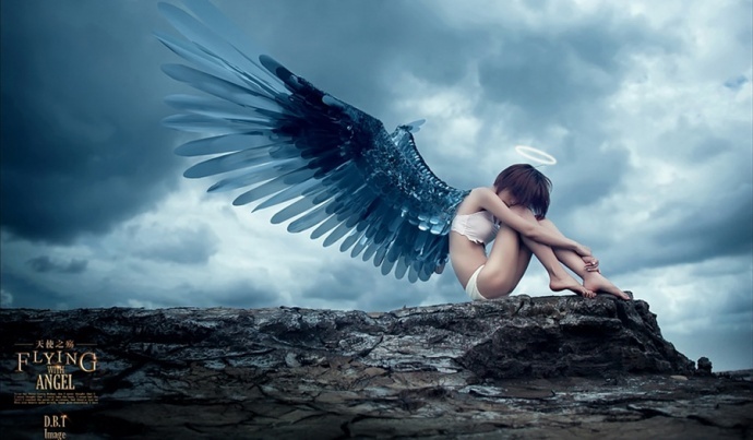 大鱼·海棠环青海湖梦幻人像创作