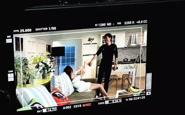 电视剧《超级翁婿》在我基地拍摄花絮,演员凌潇肃演技出彩-2016年8月28日