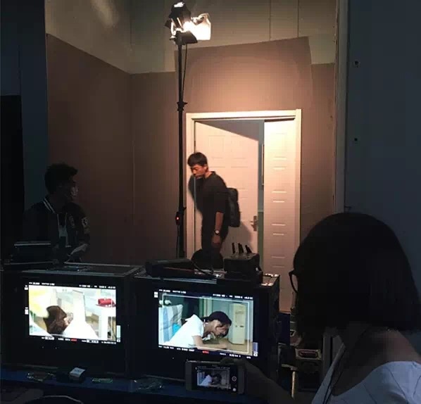 电视剧《超级翁婿》在我基地拍摄花絮,演员凌潇肃演技出彩-2016年8月28日