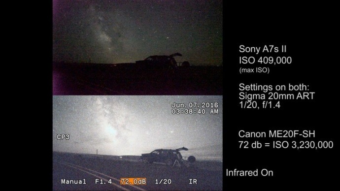 【开眼界】可怕！4百万ISO直接拍摄银河视频！