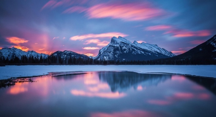 ​游学院绝美落基山银白冬季行摄