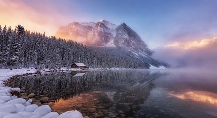 ​游学院绝美落基山银白冬季行摄