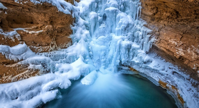 ​游学院绝美落基山银白冬季行摄