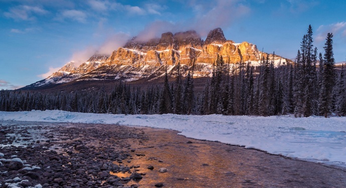 ​游学院绝美落基山银白冬季行摄