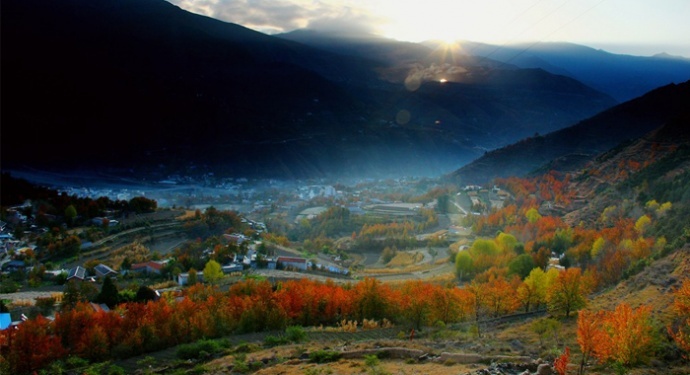 ​秋摄丹巴金川红叶画卷藏寨风情