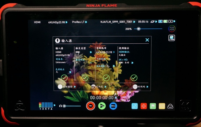 图文教程 | Atomos忍者火焰Ninja Flame与富士XT-2同步录制教程
