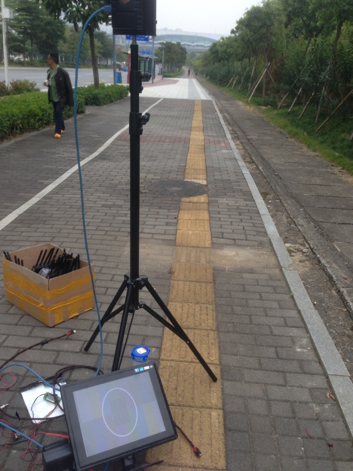 深圳蓝集无线图传现场实测