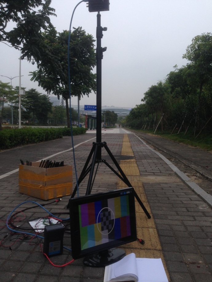 深圳蓝集无线图传现场实测